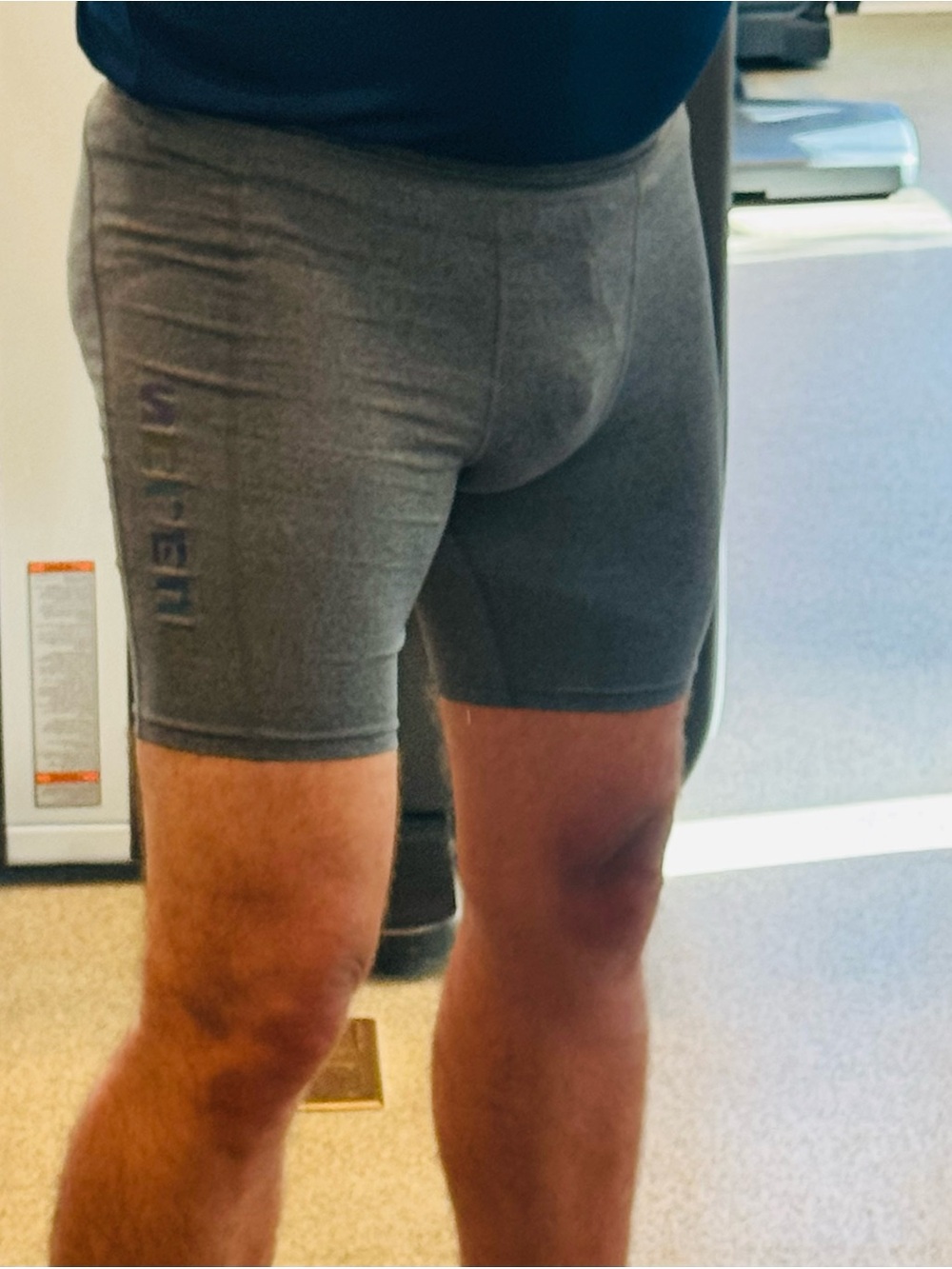 Men's Gray Compression Shorts * NELEUS Shorts with Pocket * NEW & IMPROVED - Picture 10 of 13